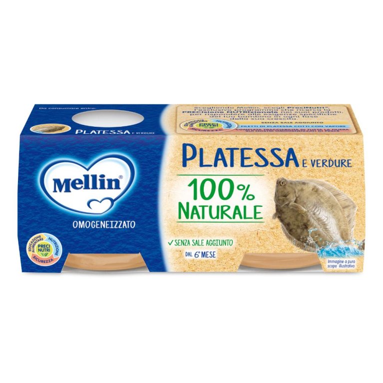 MELLIN OMOG PLATESSA 2X80G MELLIN OMOG PLATESSA 2X80G