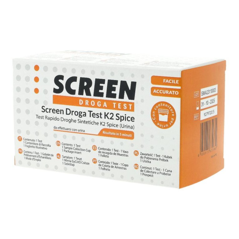 SCREEN DROGA TEST K2/SPICE URI SCREEN DROGA TEST K2/SPICE URI