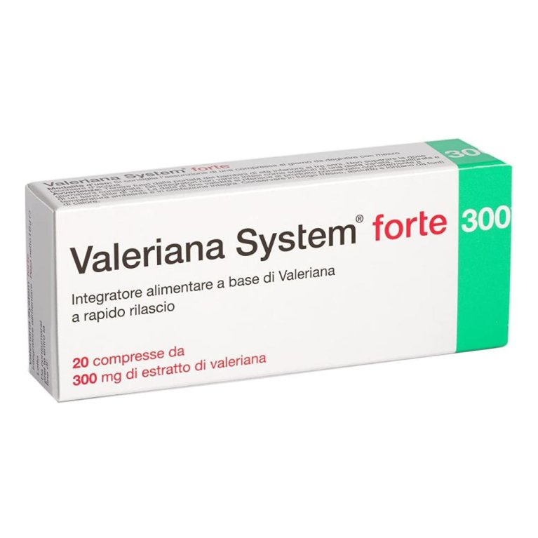 VALERIANA SYSTEM FORTE 20CPR VALERIANA SYSTEM FORTE 20CPR