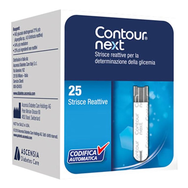 CONTOUR NEXT GLICEMIA 25STR CONTOUR NEXT GLICEMIA 25STR