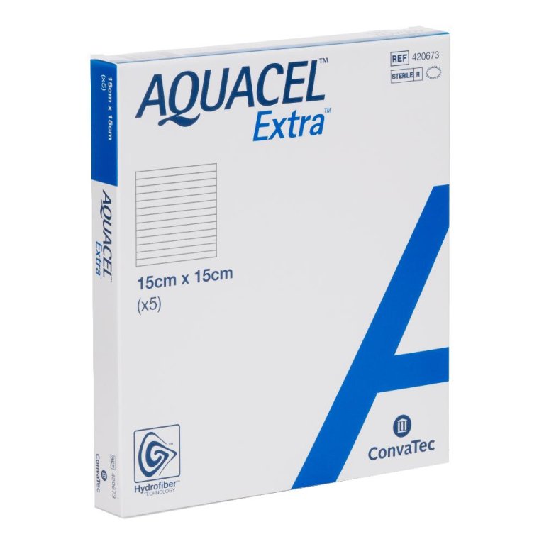 AQUACEL EXTRA HYDROFIBER 15X15 AQUACEL EXTRA HYDROFIBER 15X15
