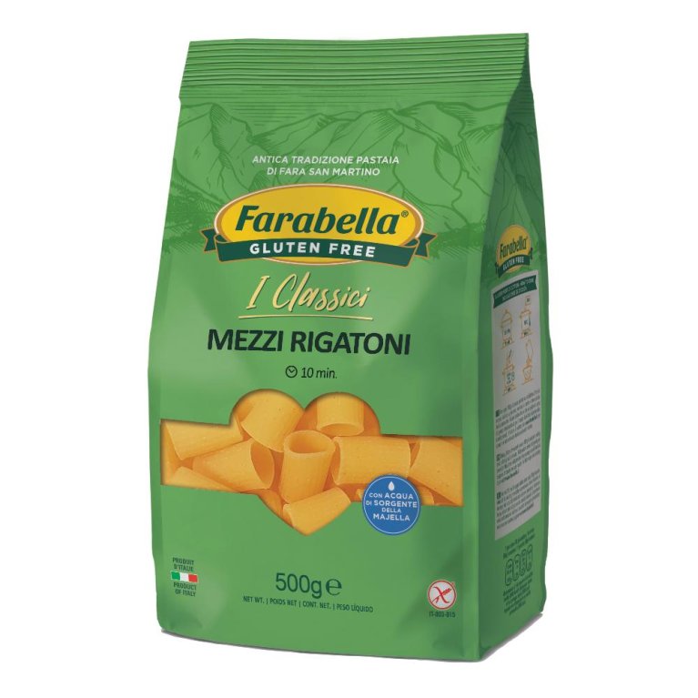 FARABELLA MEZZI RIGATONI 500G FARABELLA MEZZI RIGATONI 500G