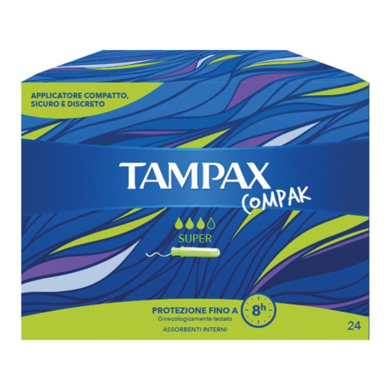 TAMPAX COMPAX SUPER VP 24PZ TAMPAX COMPAX SUPER VP 24PZ