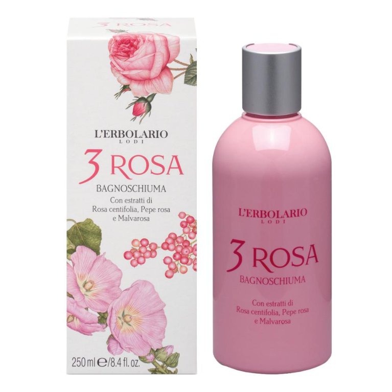 3 ROSA BAGNOSCHIUMA 250ML