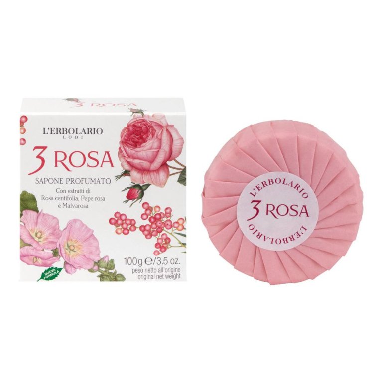 3 ROSA SAPONE 100G