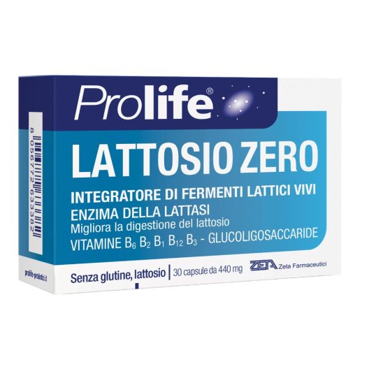 PROLIFE LATTOSIO ZERO 30CPS PROLIFE LATTOSIO ZERO 30CPS