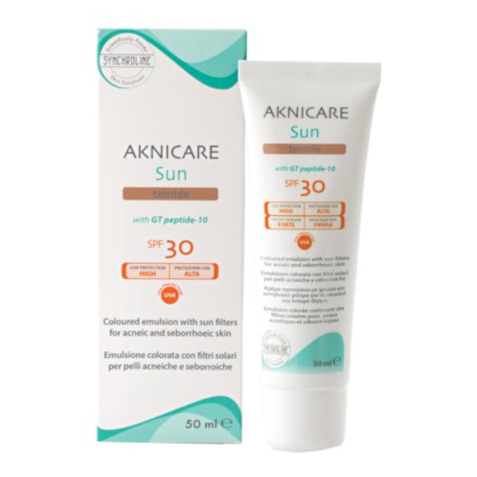 AKNICARE SUN TEINTEE DORE 50ML AKNICARE SUN TEINTEE DORE 50ML