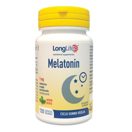 Longlife Melatonin 1 mg - 120 compresse sublinguali Longlife Melatonin 1 mg - 120 compresse sublinguali