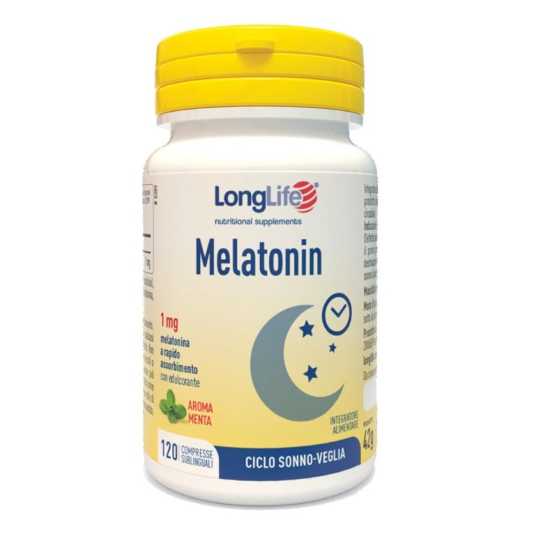 Longlife Melatonin 1 mg - 120 compresse sublinguali