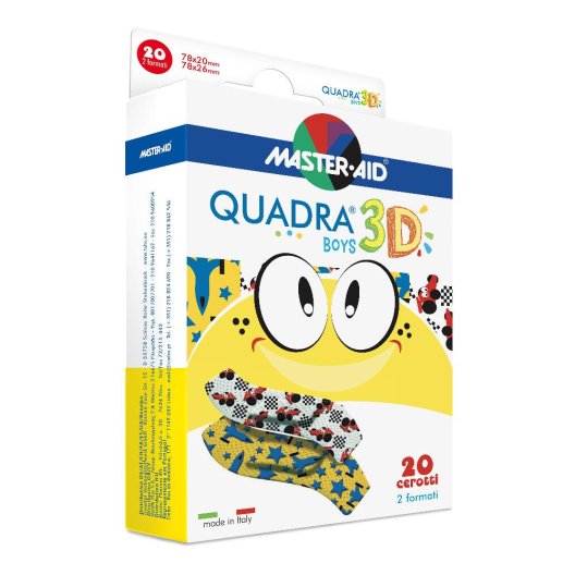 CER QUADRA 3D BOYS 20PZ ASSORT