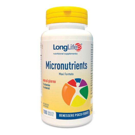 LONGLIFE MICRONUTRIENTS 100TAV LONGLIFE MICRONUTRIENTS 100TAV