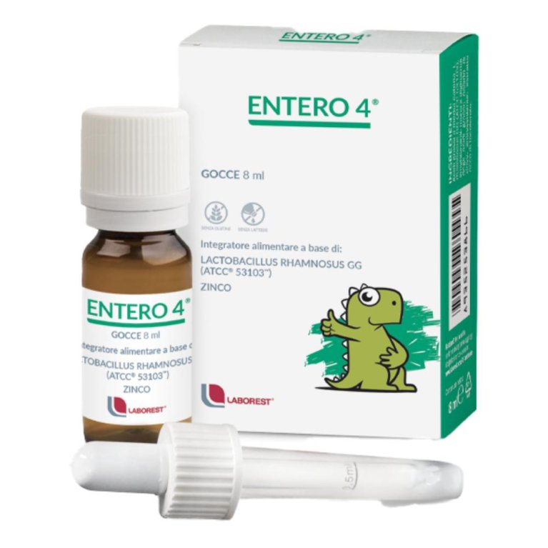 Entero 4 gocce fermenti lattici 8 ml Entero 4 gocce fermenti lattici 8 ml