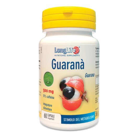Longlife Guaranà 500 mg - 60 capsule Longlife Guaranà 500 mg - 60 capsule