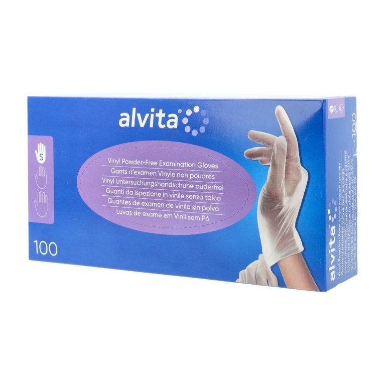ALVITA GUANTI VINILE S/POLV S