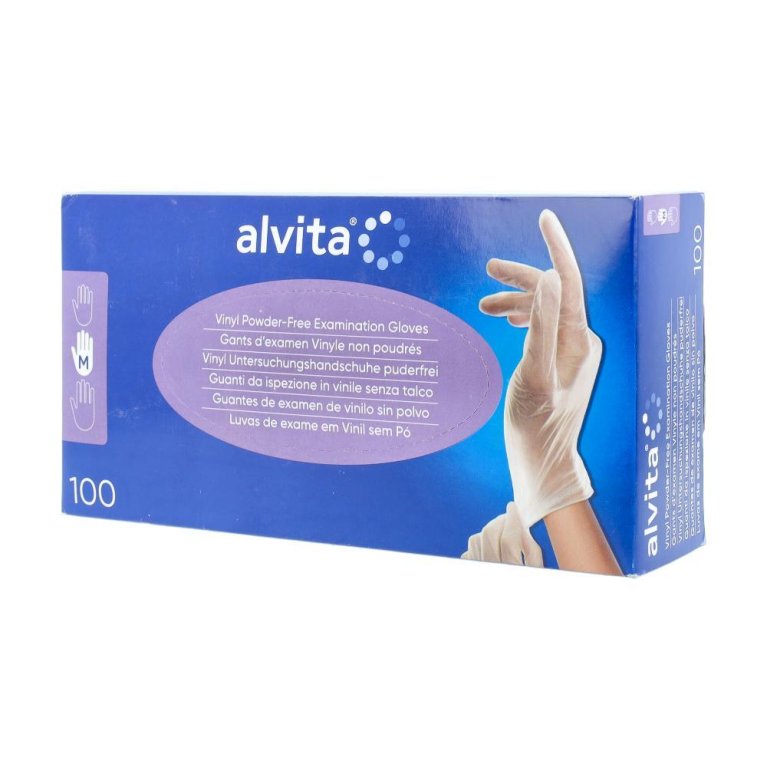 ALVITA GUANTI VINILE S/POLV M