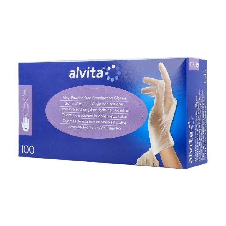 ALVITA GUANTI VINILE S/POLV L