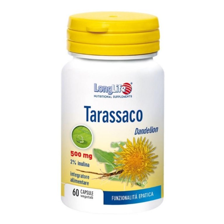 Longlife Tarassaco 500 mg - 60 capsule Longlife Tarassaco 500 mg - 60 capsule
