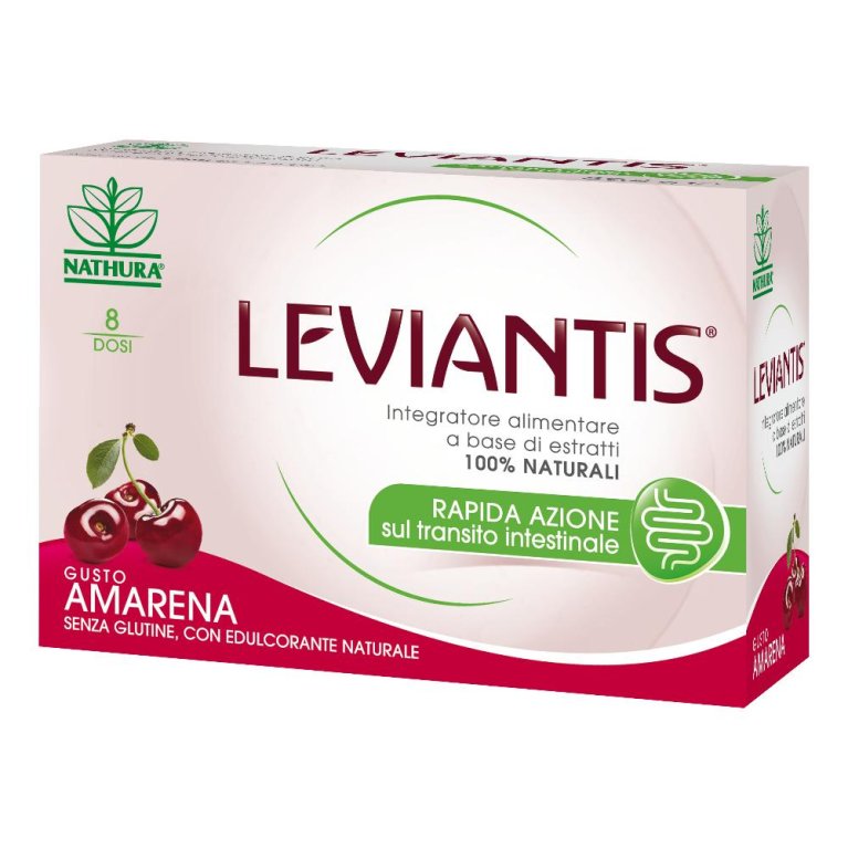 Leviantis - 16 buste gusto amarena - per riattivare l'intestino