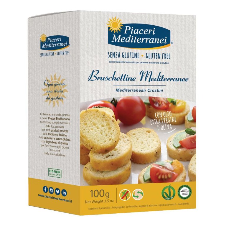 PIACERI MEDIT BRUSCHETTINE100G PIACERI MEDIT BRUSCHETTINE100G