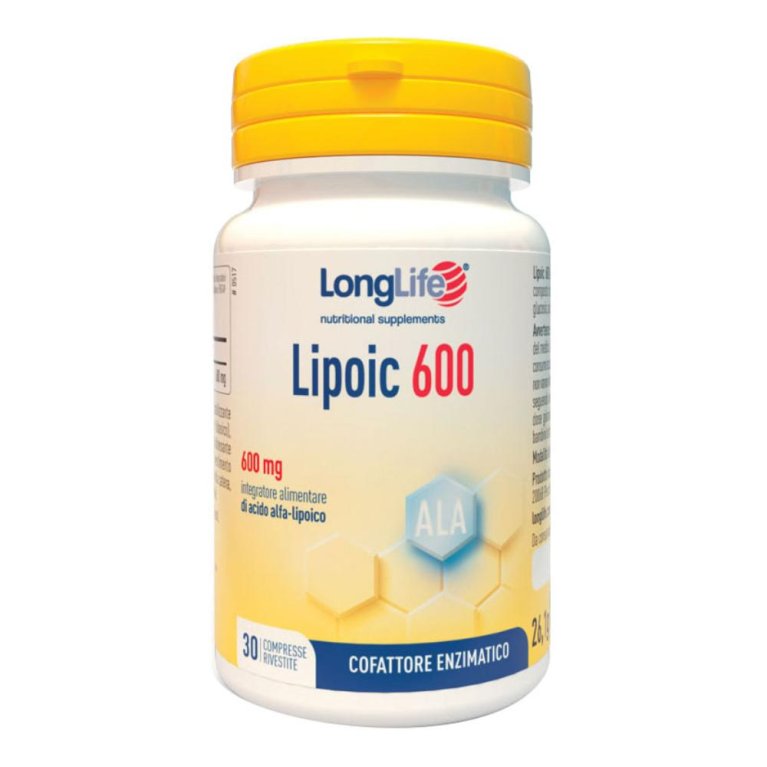 LONGLIFE LIPOIC 30CPR