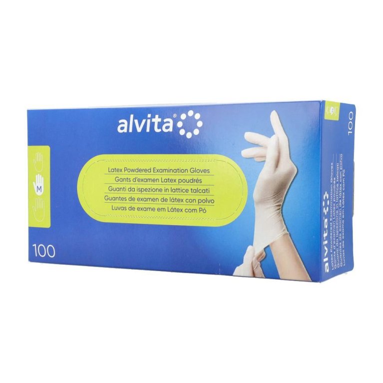 ALVITA GUANTI LATTICE M 100PZ