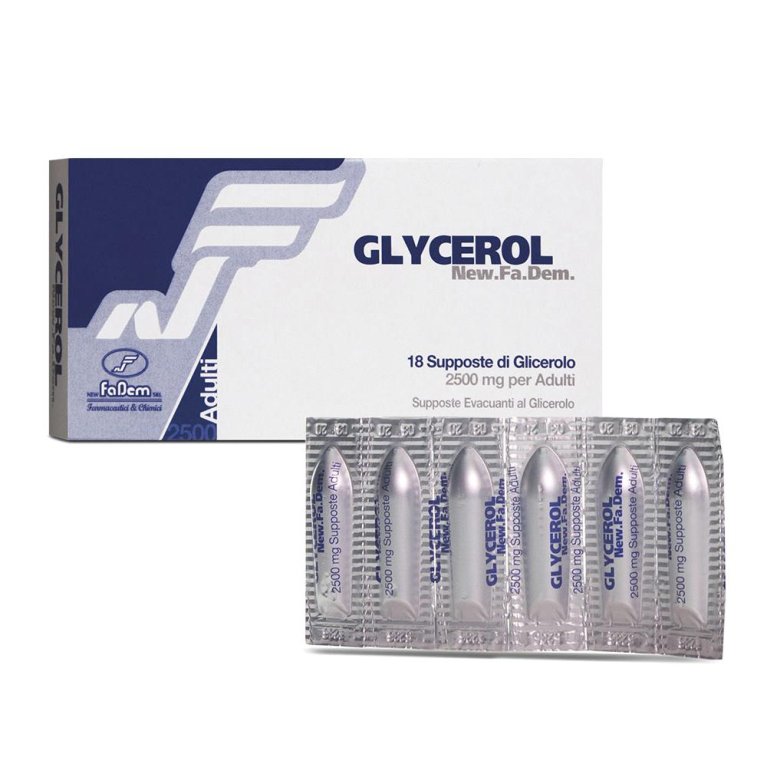 GLYCEROL SUPPOSTE ADULTI 18PZ GLYCEROL SUPPOSTE ADULTI 18PZ