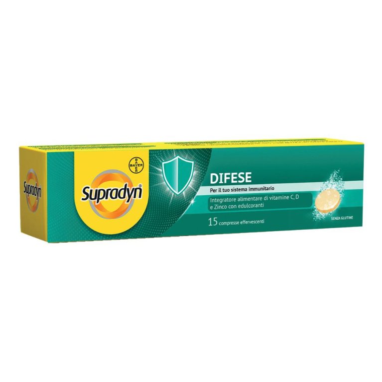 Supradyn Difese - integratore per le difese immunitarie - 15 compresse effervescenti