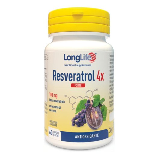 LONGLIFE RESVERATROL 4X 60CPS LONGLIFE RESVERATROL 4X 60CPS