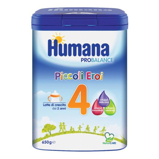 Humana 4 latte in polvere dai 2 anni - 650 grammi Humana 4 latte in polvere dai 2 anni - 650 grammi