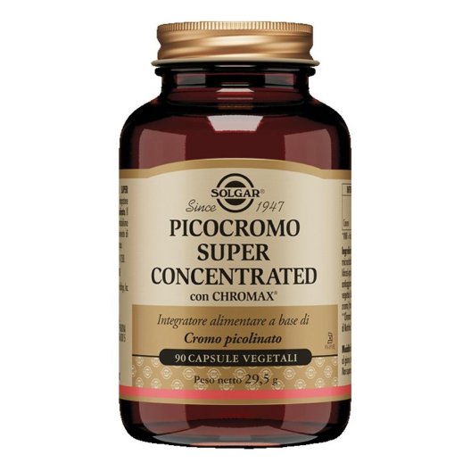 Picocromo Super Concentrato Solgar a base di cromo picolinato - 90 capsule