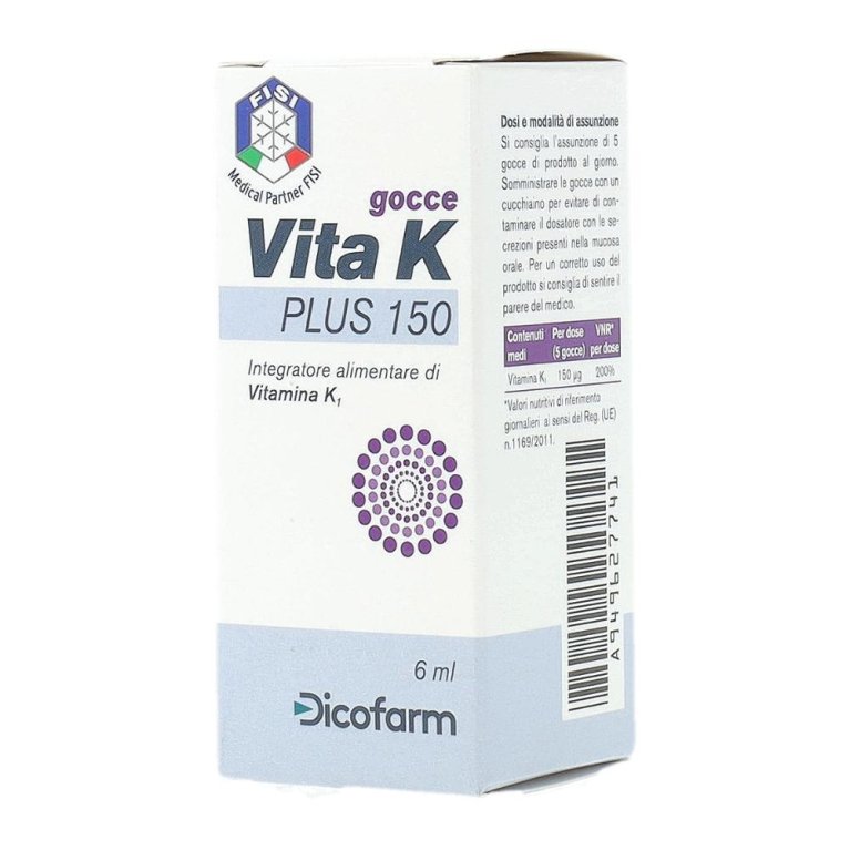 VITA K PLUS PLUS 150 GOCCE 6ML VITA K PLUS PLUS 150 GOCCE 6ML
