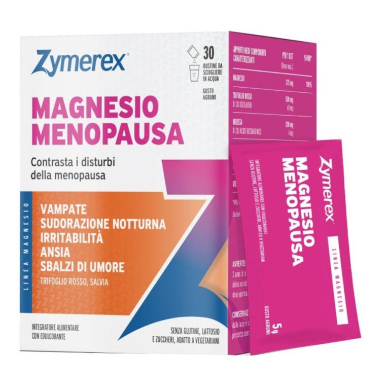ZYMEREX MAGNESIO MENOPAUSA 30B ZYMEREX MAGNESIO MENOPAUSA 30B
