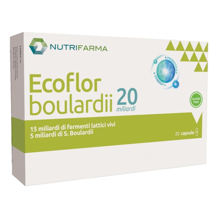 ECOFLOR BOULARDII 20MLD 20CPS