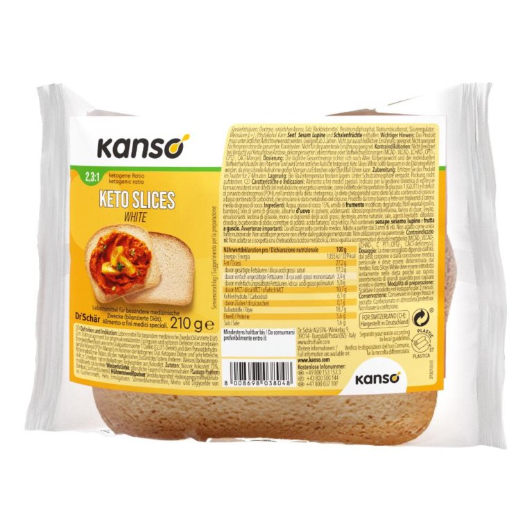 KANSO KETO SLICES WHITE 210G