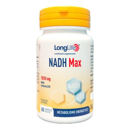 LONGLIFE NADH MAX 60CPR RIVEST