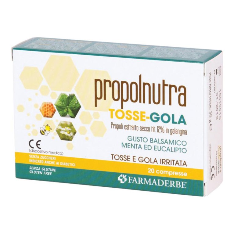 PROPOLNUTRA TOSSE-GOLA 20CPR