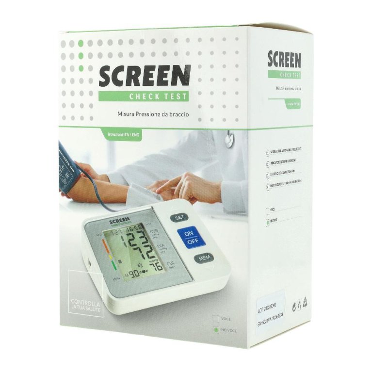 SCREEN MISURATORE PRESSIONE