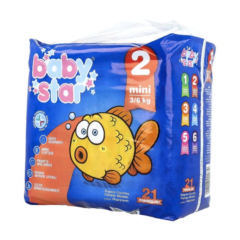 BABYSTAR MINI PANN 3/6KG 21PZ