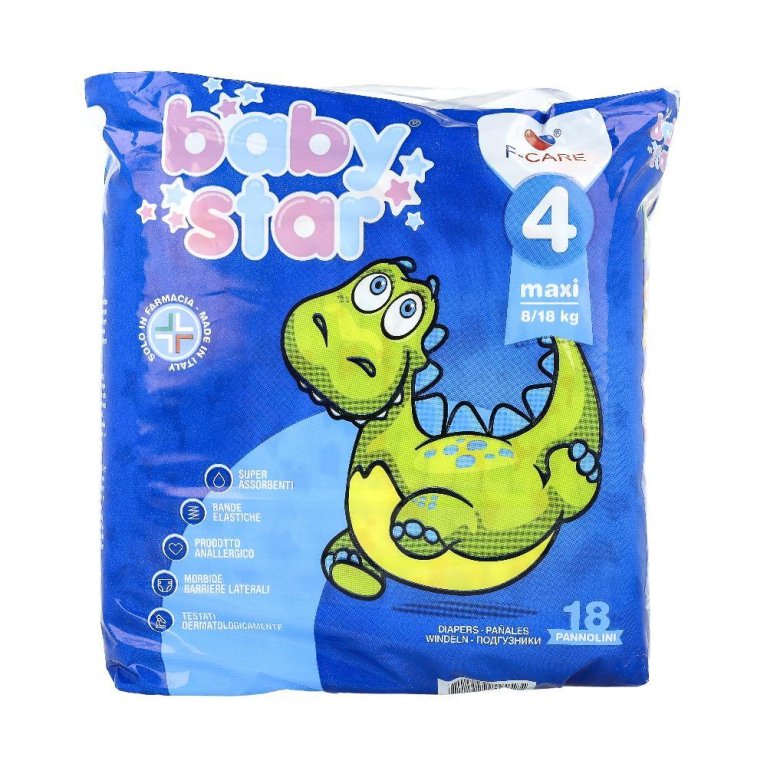 BABYSTAR MAXI PANN 8/18KG 18P