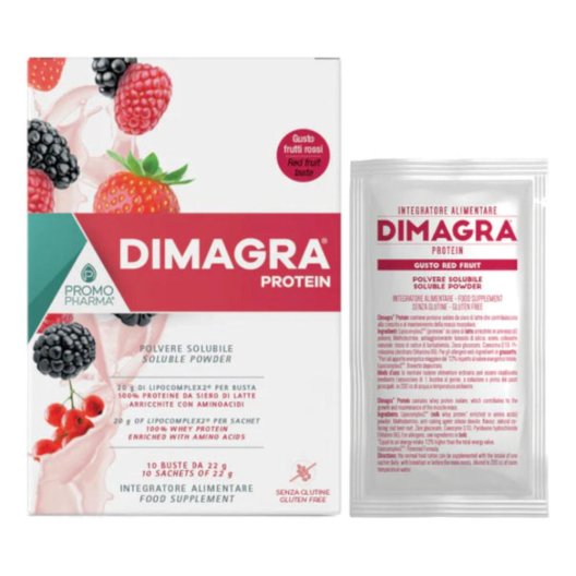 DIMAGRA PROTEIN RED FRU 10BUST