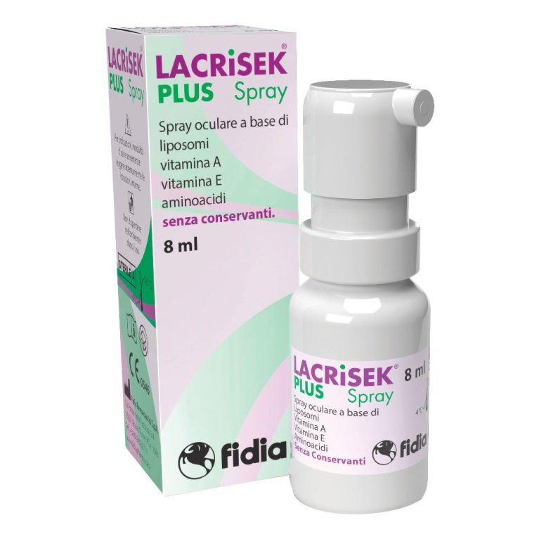 Lacrisek Plus Spray collirio lubrificante senza conservanti - 8 ml Lacrisek Plus Spray collirio lubrificante senza conservanti - 8 ml