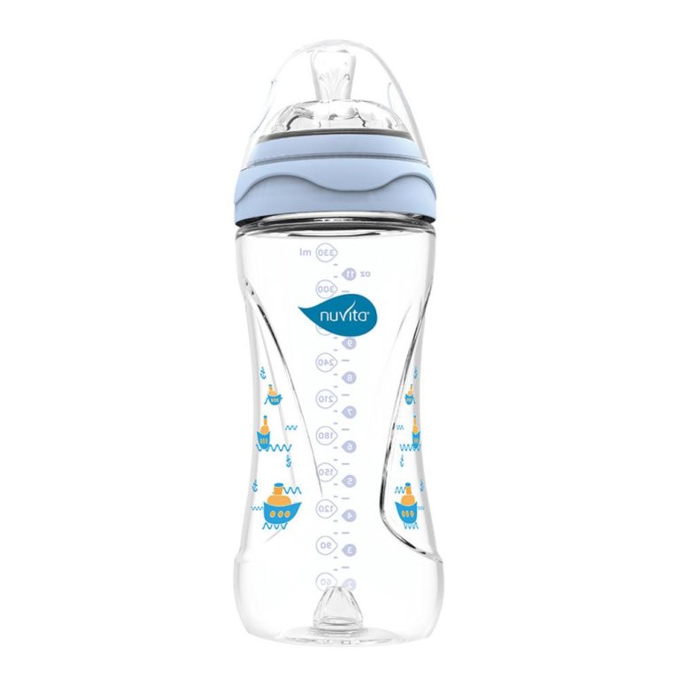NUVITA MIMIC BIBERON 330ML BLU NUVITA MIMIC BIBERON 330ML BLU