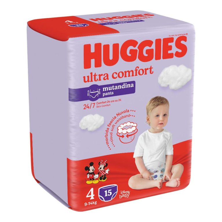 HUGGIES DIAPER PANT BASE 4 15P HUGGIES DIAPER PANT BASE 4 15P