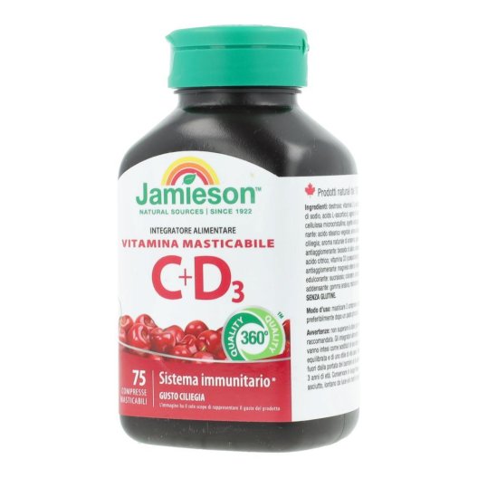 JAMIESON VITAMINA C500+D 75CPR