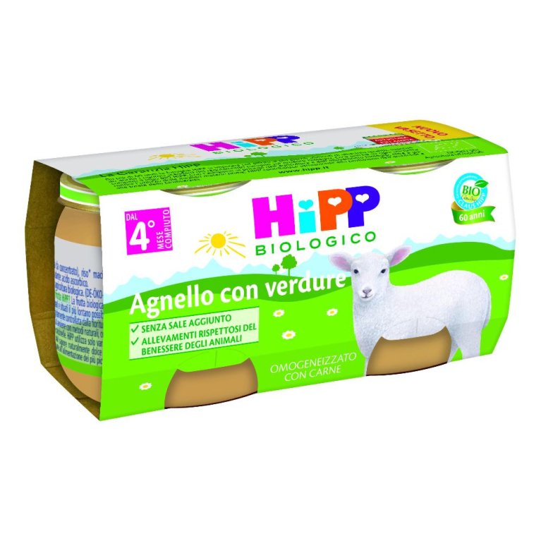 HIPP BIO OMOG AGNELLO 2X80G HIPP BIO OMOG AGNELLO 2X80G