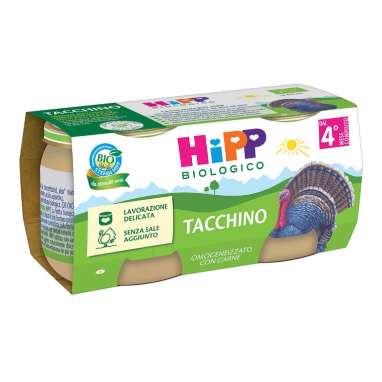 HIPP BIO OMOG TACCHINO 2X80G HIPP BIO OMOG TACCHINO 2X80G