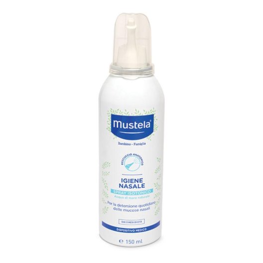 Mustela spray nasale isotonico - 150 ml - con acqua di mare 100% naturale 