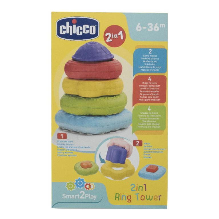 CH GIOCO 2 IN 1 TORRE ANELLI