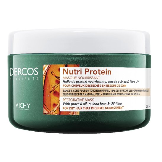 Dercos nutri protein maschera ristrutturante capelli secchi 250 ml Dercos nutri protein maschera ristrutturante capelli secchi 250 ml