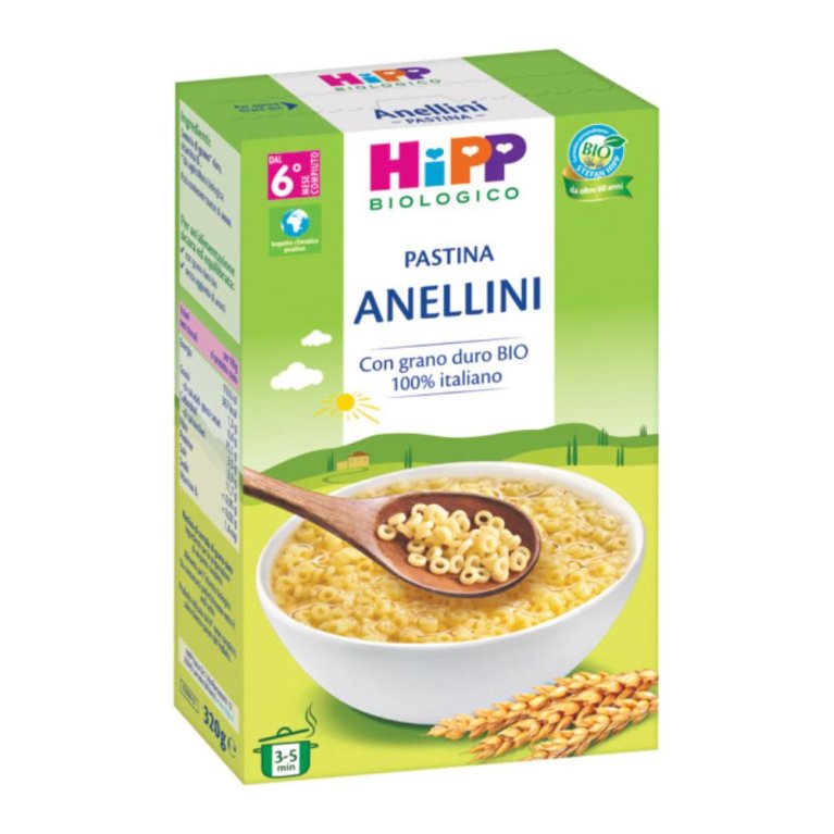 HIPP BIO PASTINA ANELLINI 320G HIPP BIO PASTINA ANELLINI 320G